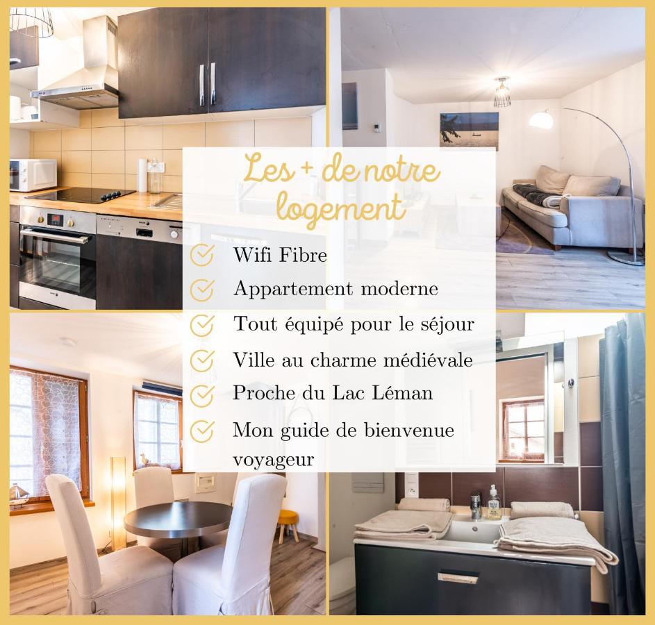 Maison En Duplex I Yvoire I Lac Leman I Medievale Luaran gambar